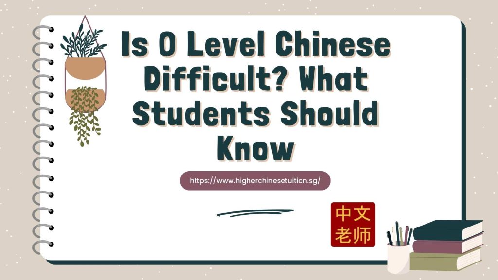 Is O Level Chinese Difficult What Students Should Know