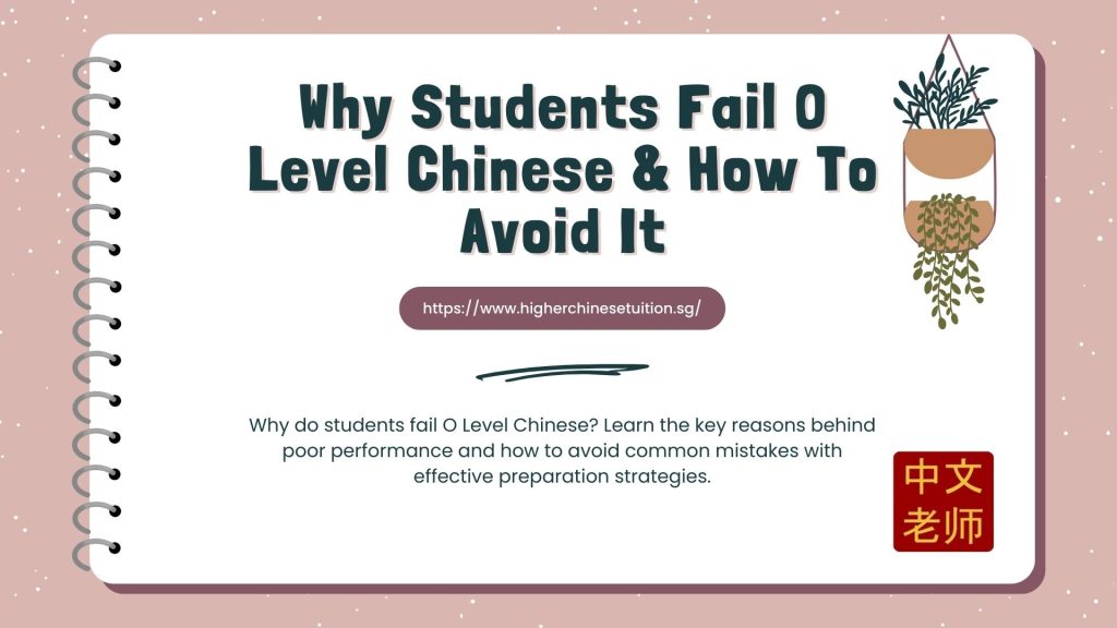 Why Students Fail O Level Chinese & How To Avoid It